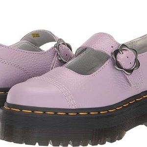 Dr. Martens Women's Addina Flower Buckle Quad Mary Jane in Lilac Size 6 & 10 New